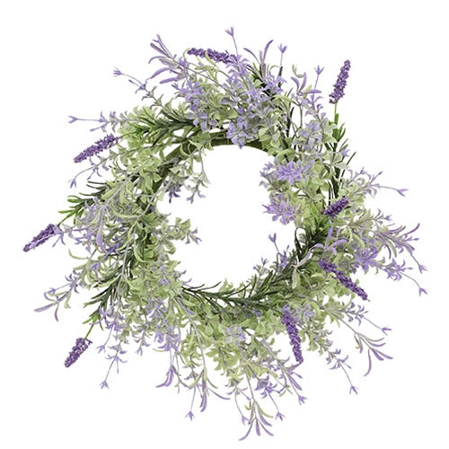 Golden Trumpet & Lavender Candle Ring - 6.5"