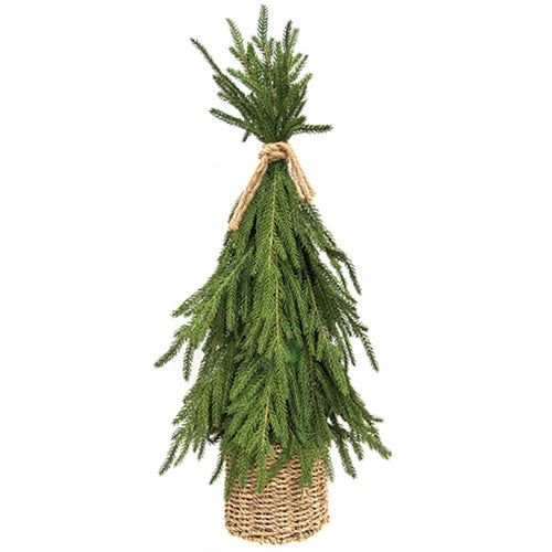 Drooping Soft Touch Austrian Pine Tree in Basket - 31"