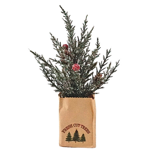 Sm Pine Tree w/Berries