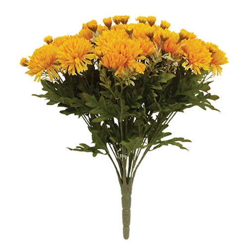 Bountiful Mums Bouquet - Yellow - 15"H