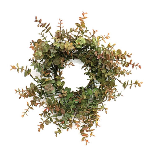 Baby Eucalyptus Wreath - Olive Green - 14"