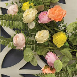 Springwild Rose Wreath - 22"