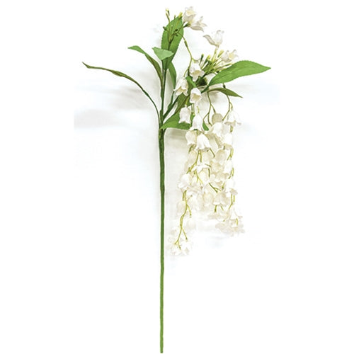Cream Wisteria Hanging Spray - 36"