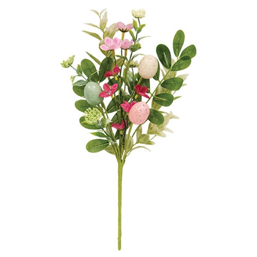 New Growth Blooms & Eggs Pick - 14"