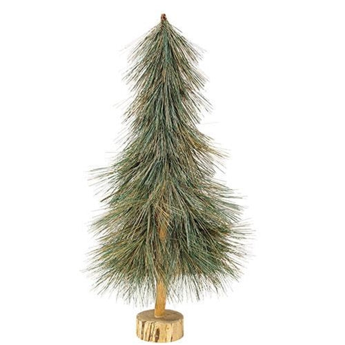 Sparkle Bottle Brush Tree on Base 21"