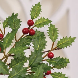 Merry Little Holly & Berries Wreath - 18"