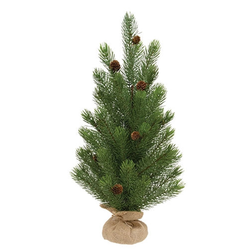 Soft Touch Balsam Fir Tree With Burlap Base - 24"