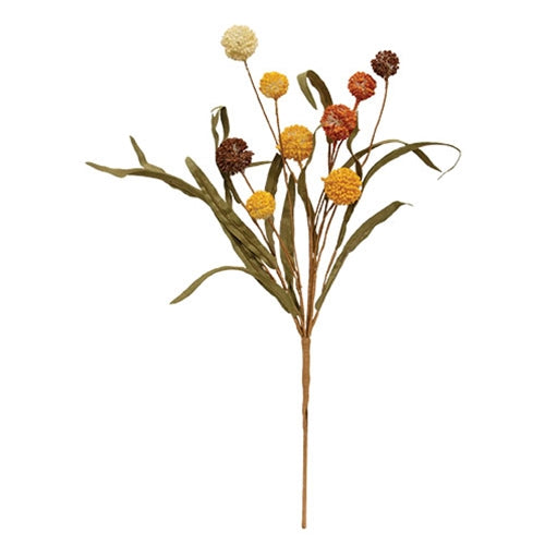 Fall Mix Thistle Berries & Leaves Spray - 20"