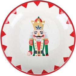 Ceramic Nutcracker Pasta Bowl