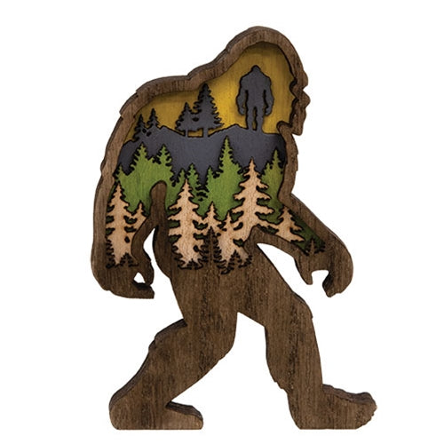 Forest Cutout Bigfoot Sitter