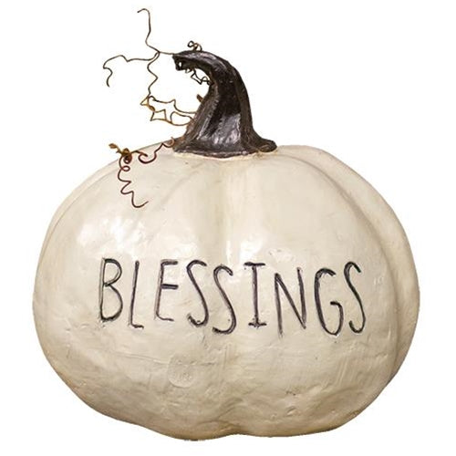 Blessings Resin Pumpkin