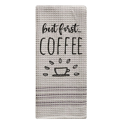 But First...Coffee Dish Towel