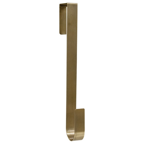 Gold Finish Metal Over Door Wreath Hanger