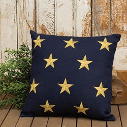 Flag Stars Pillow - 10" Sq.