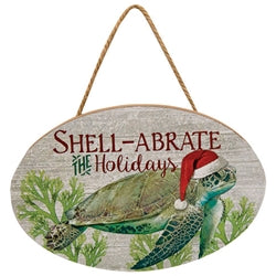 Christmas by the Sea Wooden Ornament - 3 Asstd.