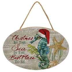 Christmas by the Sea Wooden Ornament - 3 Asstd.