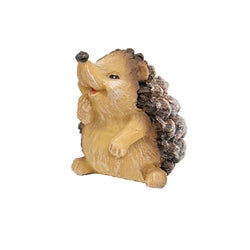 Glittered Resin Pinecone Hedgehog - 4 Asstd.