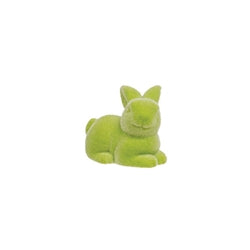 Resin Flocked Sitting Easter Bunny 4 Asstd.
