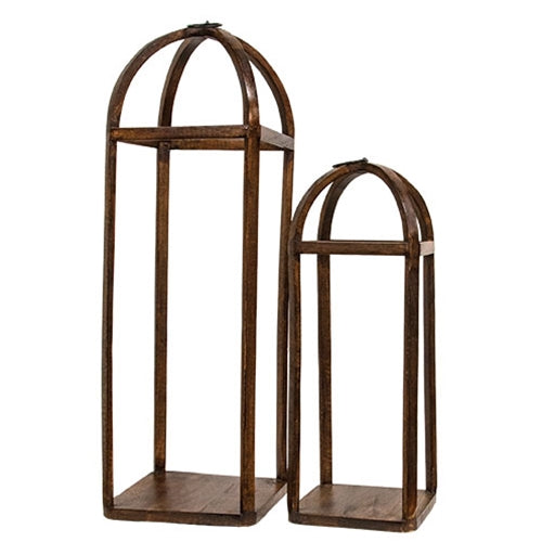 2/Set - Tall Round Mango Lanterns