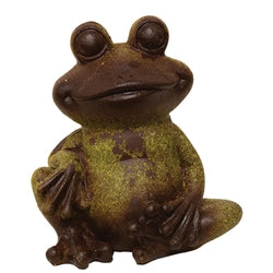 Resin Sitting Frog - 4"H - 3 Asstd.