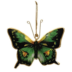 Metal Puffy Butterfly Ornament - 3 Asstd.