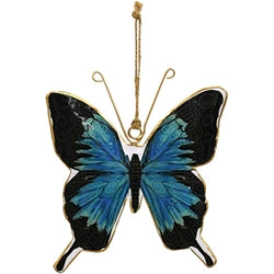 Metal Puffy Butterfly Ornament - 3 Asstd.