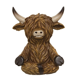 Resin Yoga Highland Figure - 3 Asstd.
