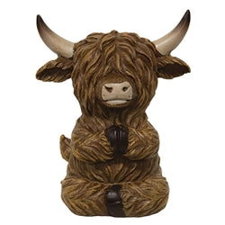 Resin Yoga Highland Figure - 3 Asstd.