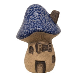 Terracotta Mushroom Fairy House - 3 Asstd.