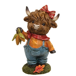 Resin Harvest Farmer Highland - 6"H - 3 Asstd.