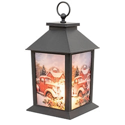 LED Fireglow Christmas Wonderland Lantern - 10"H - 3 Asstd.