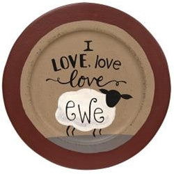 Love Ewe Plate 2 Asstd
