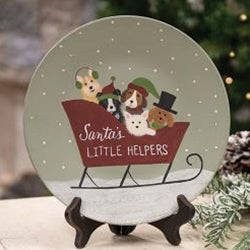 Santa's Little Helpers Plate