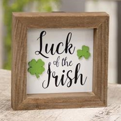 *Luck of the Irish Shadowbox Frame