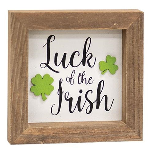 *Luck of the Irish Shadowbox Frame