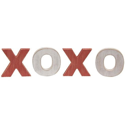 4/Set XOXO Standing Letters