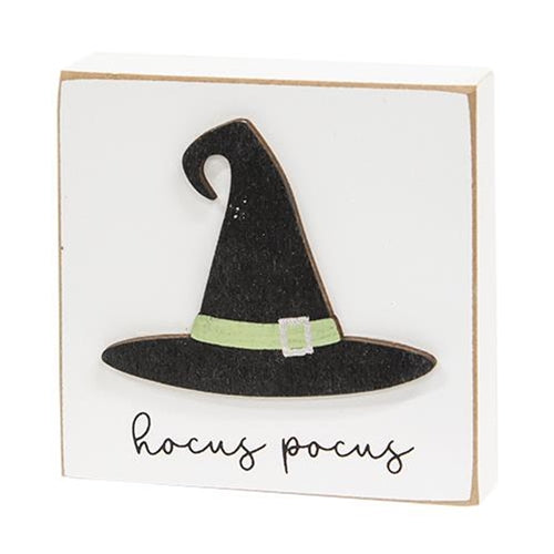 Hocus Pocus Witch Hat Block