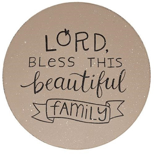 Lord Bless This Beautiful Family Plate