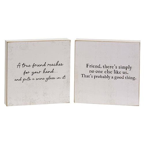 A True Friend Square Block 2 Asstd.