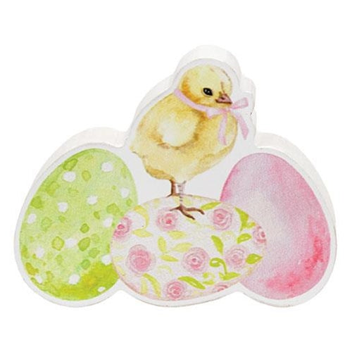 Chick & Easter Eggs Chunky Sitter