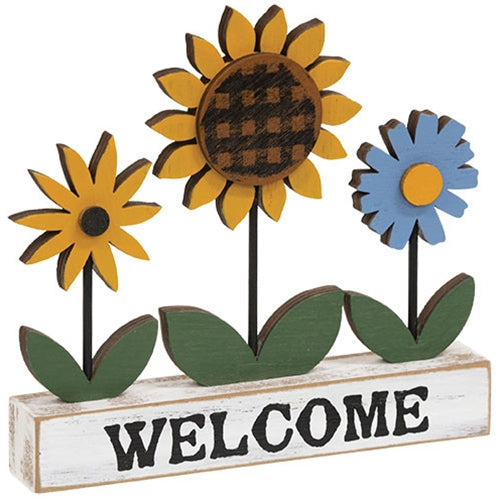 Welcome Triple Flower Sitter