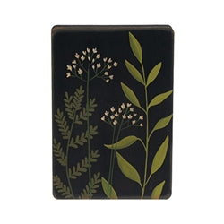 Flowers & Ferns Hanging Wood Plaque 3 Asstd.