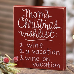Mom's Christmas Wishlist Block