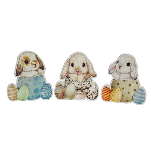 Chunky Hatching Baby Easter Bunny Sitter - 3 Asstd.