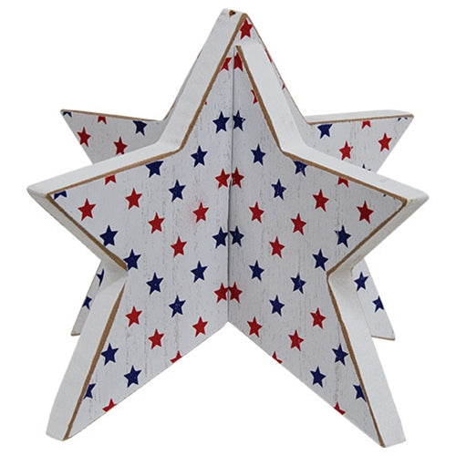 Dimensional Americana Star Flag Pick Holder - 5.5"H