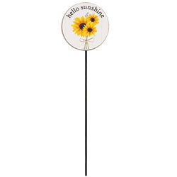 Hello Sunshine Sunflower Plant Poke - 4 Asstd.