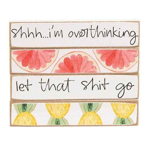 4/Set - Let That Shit Go Summer Fruit Tiny Mini Sticks