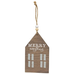 3/Set - Joyful Merry Home Primitive House Ornaments