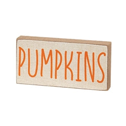 Halloween Words Mini Block - 3 Asstd.