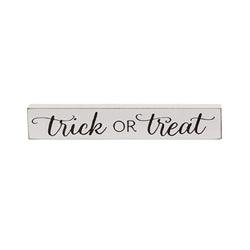 Trick Or Treat Floral Ghost Mini Stick - 3 Asstd.